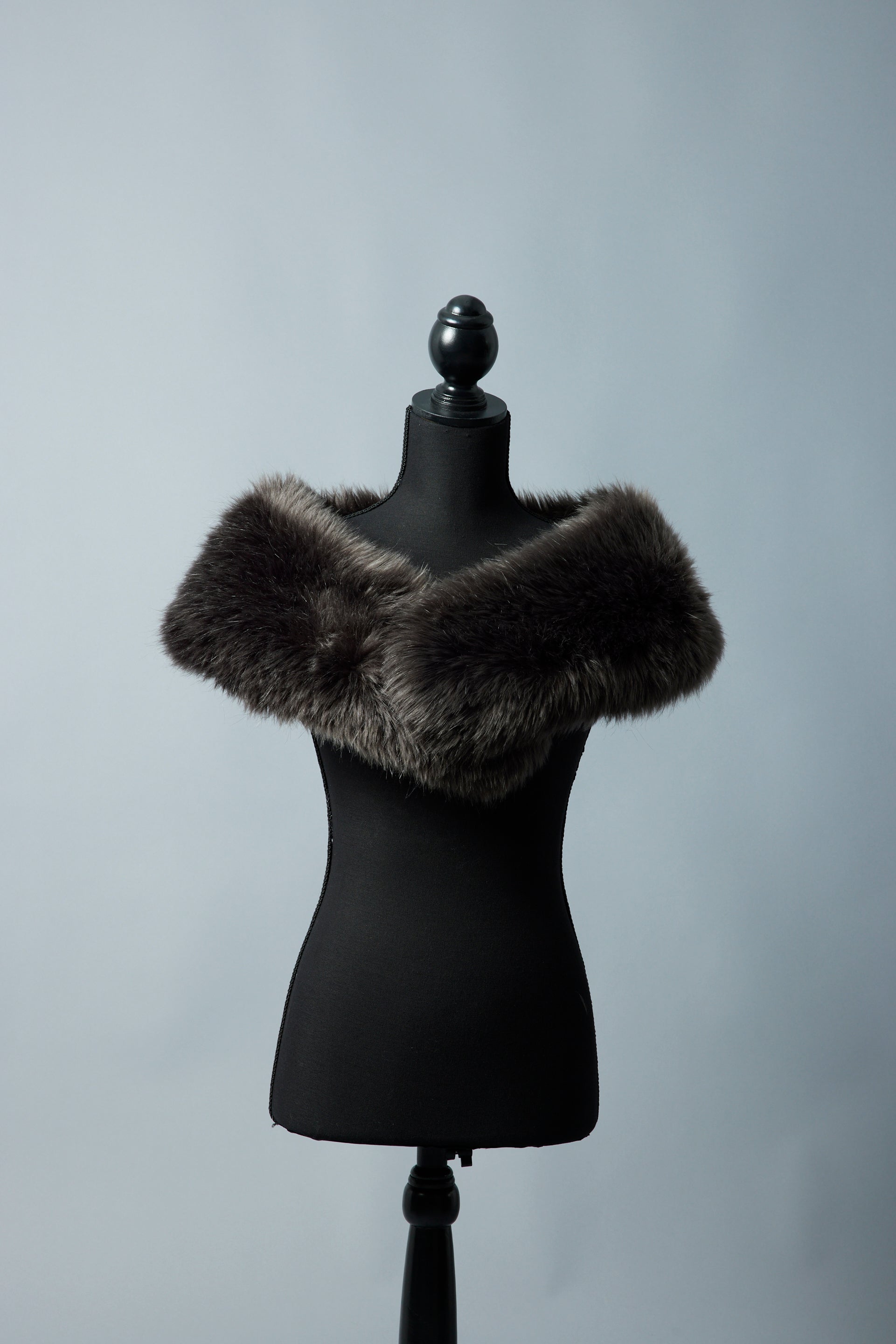 エコファーショール ダークグレー