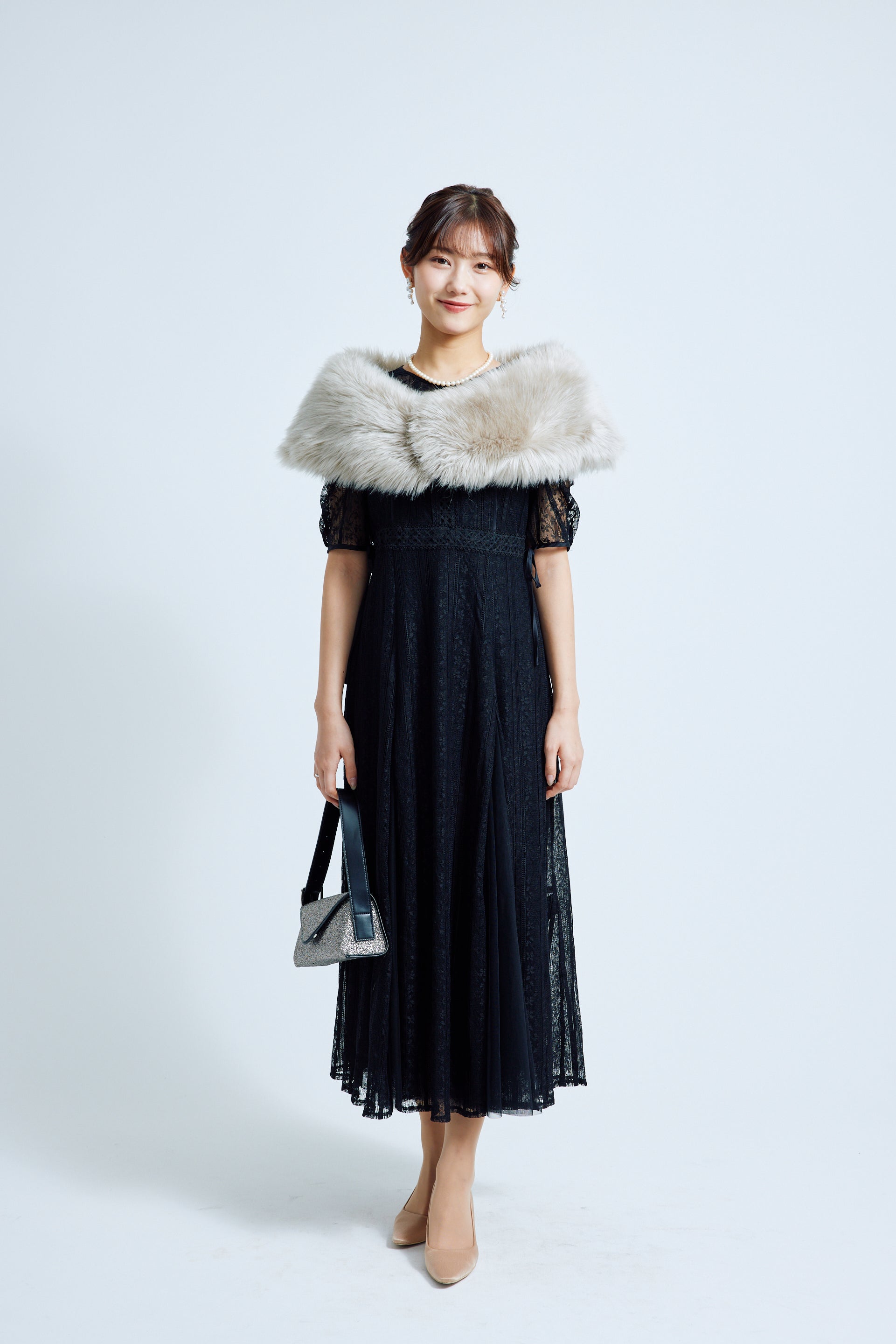 エコファーショール グレージュ