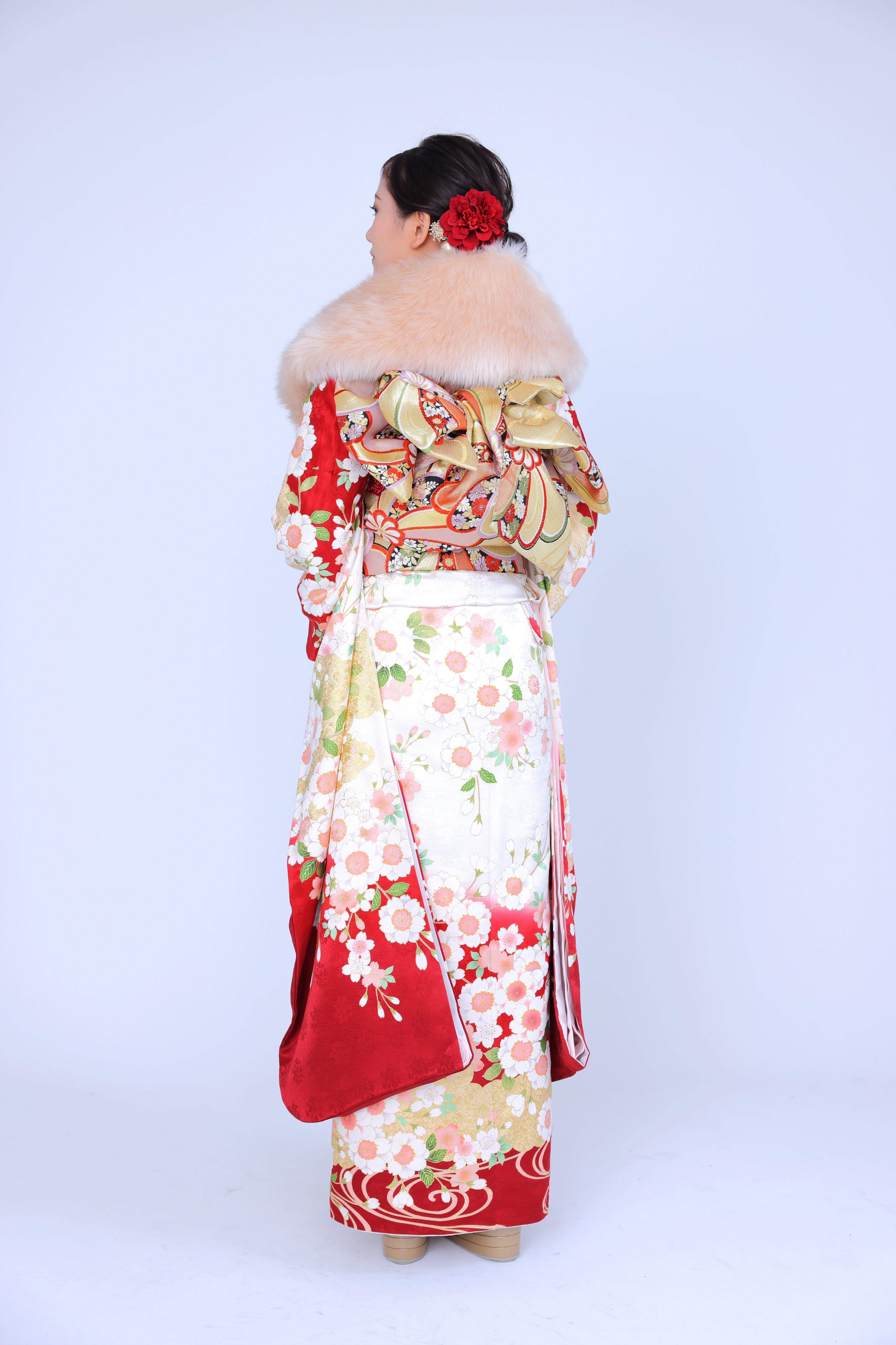 エコファーショール サーモンピンク