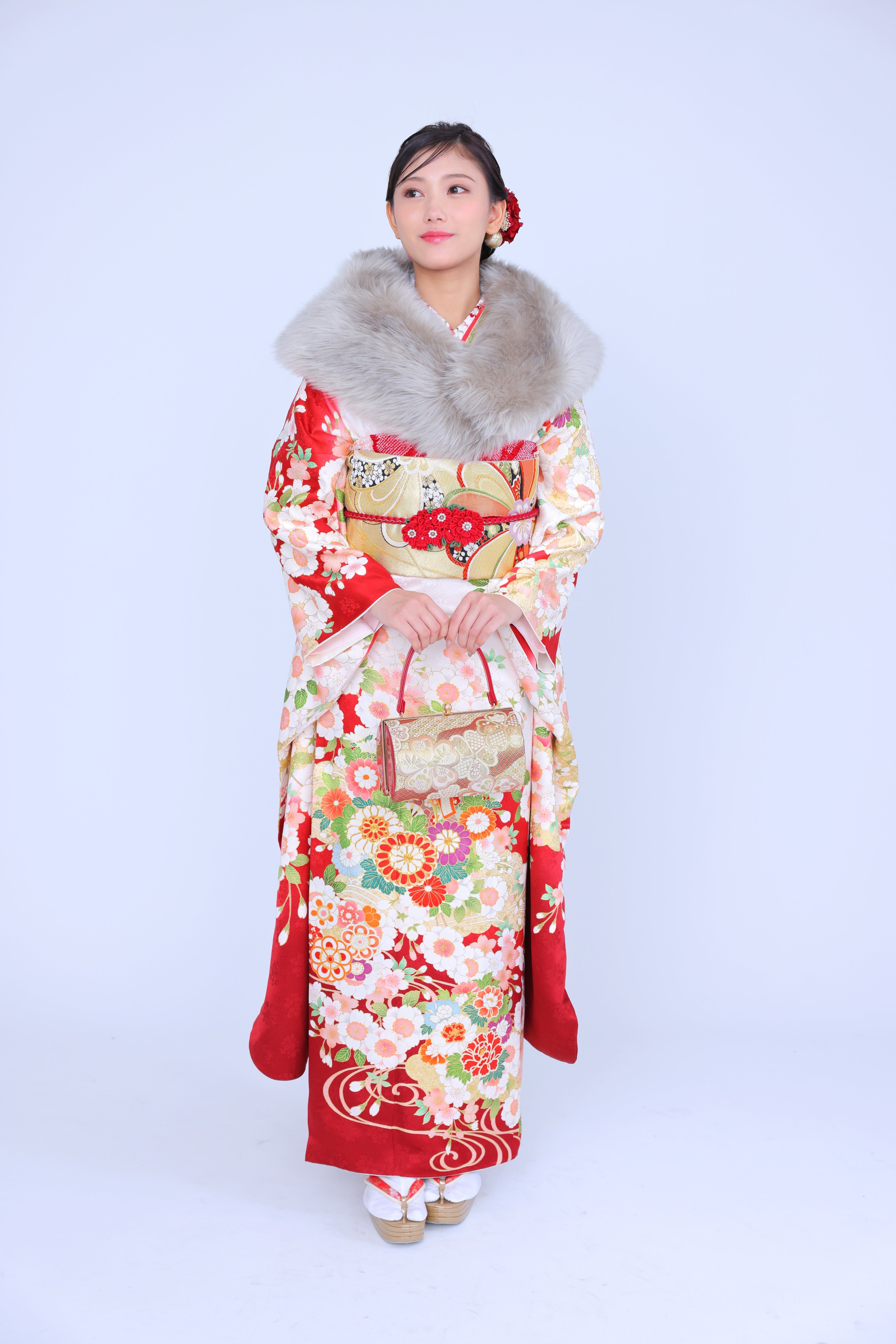 エコファーショール グレージュ