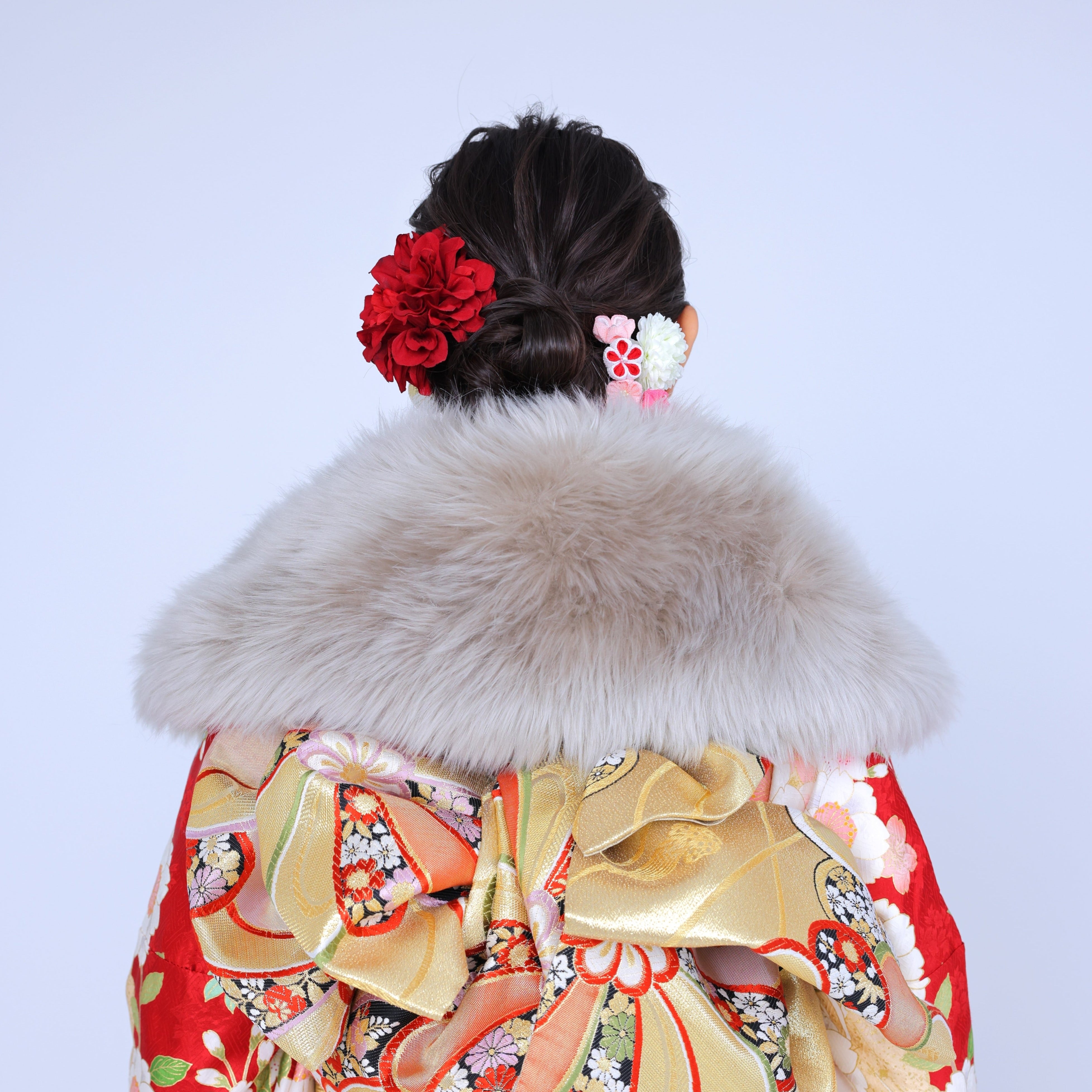 エコファーショール グレージュ