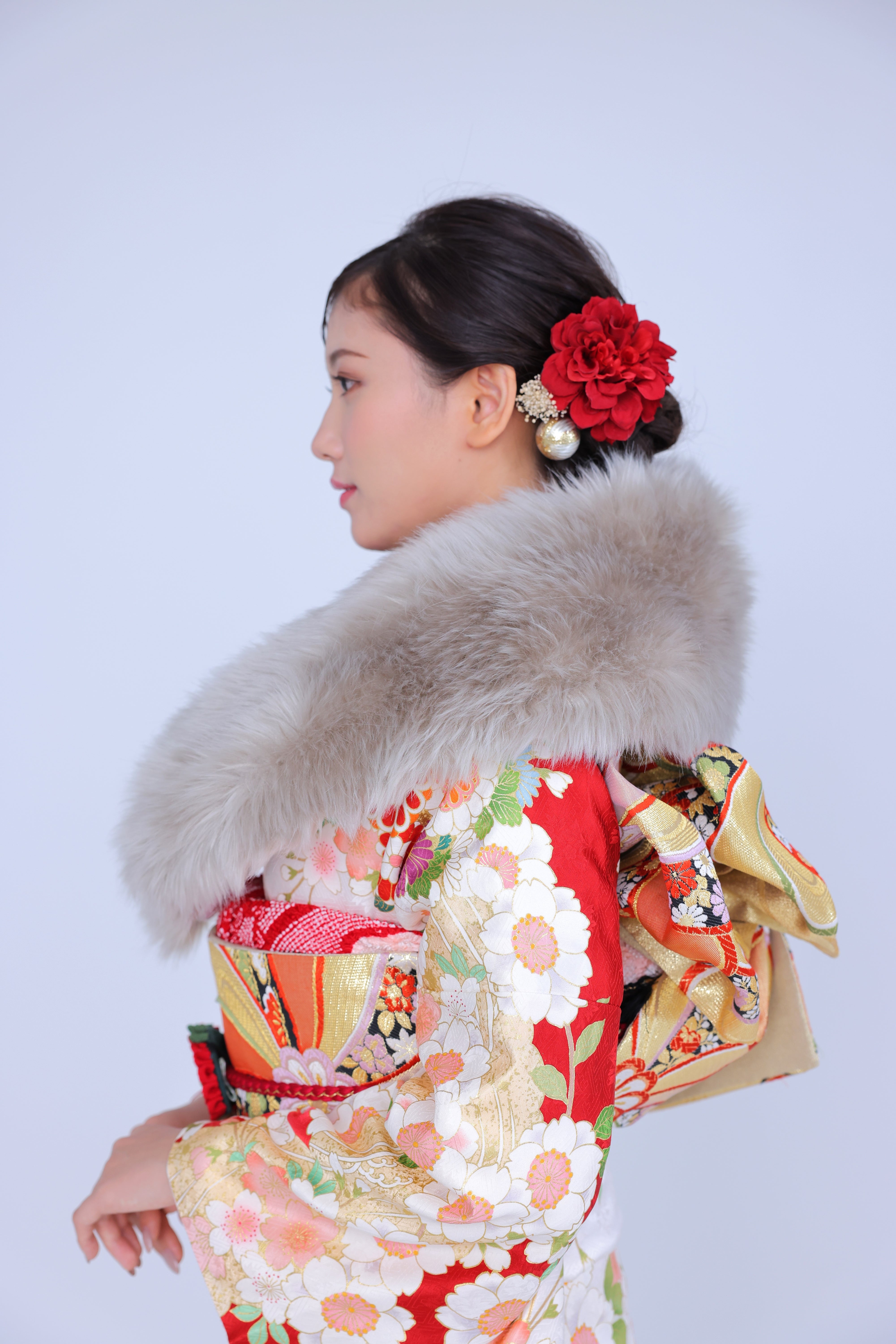 エコファーショール グレージュ