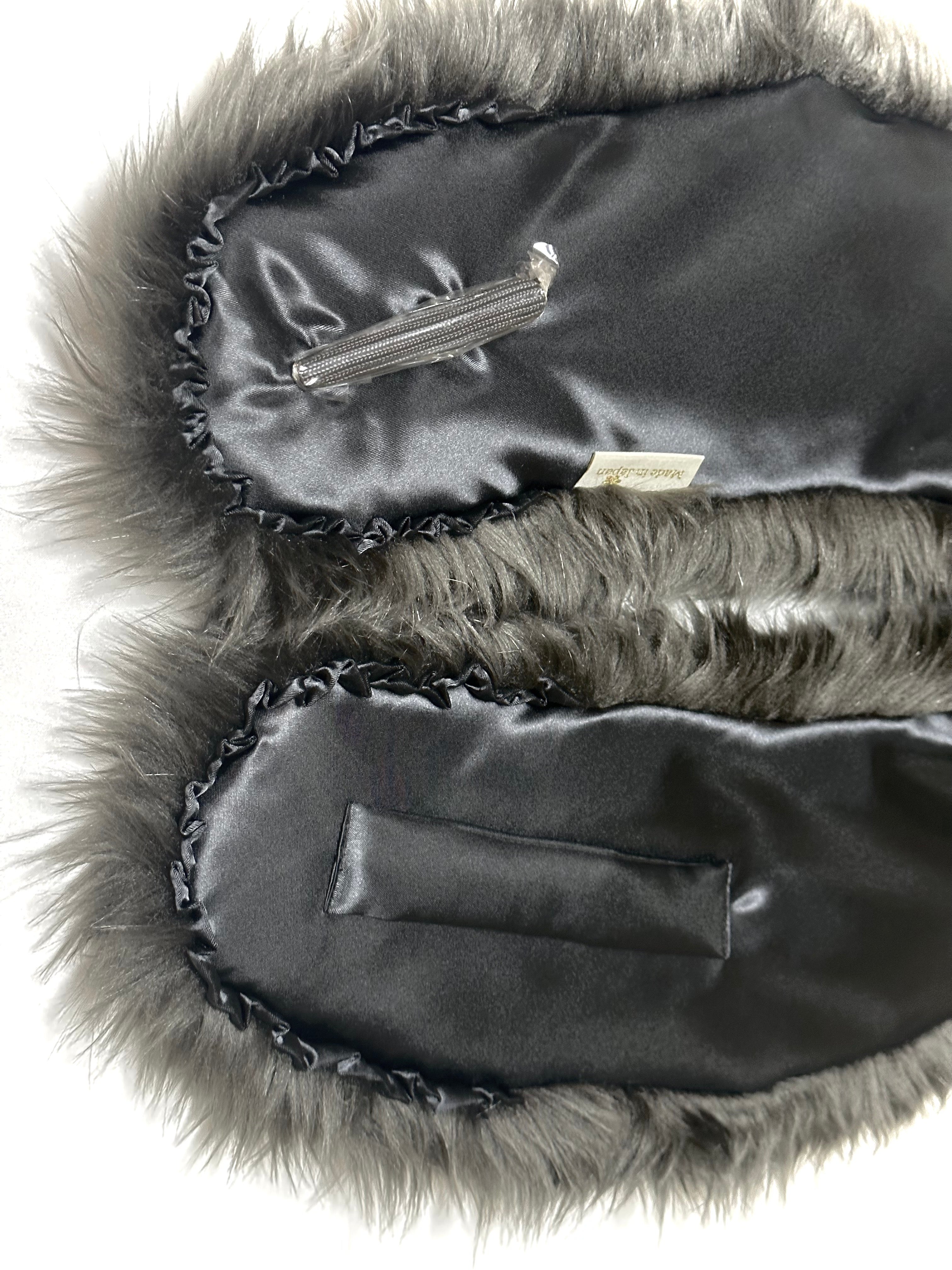 エコファーショール ダークグレー