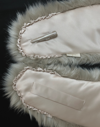 エコファーショール グレージュ